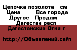 Цепочка позолота 50см › Цена ­ 50 - Все города Другое » Продам   . Дагестан респ.,Дагестанские Огни г.